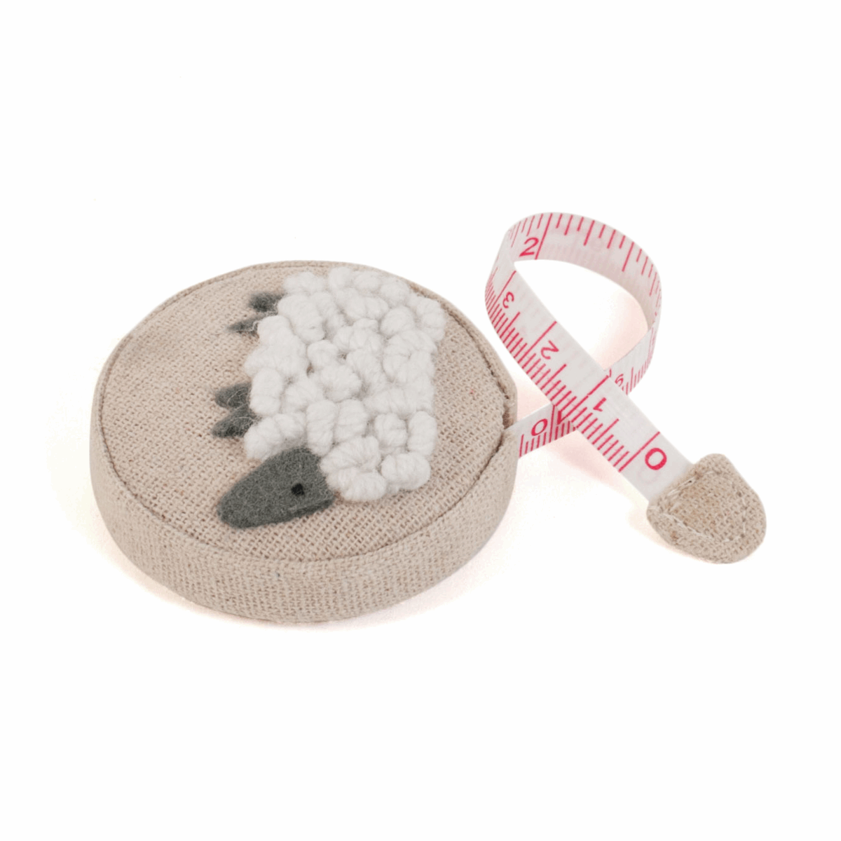 Sheep Embroidered Retractable Tape Measure - 150cm