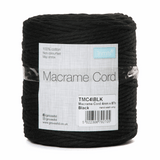 Black Macrame Cord - 87m x 4mm