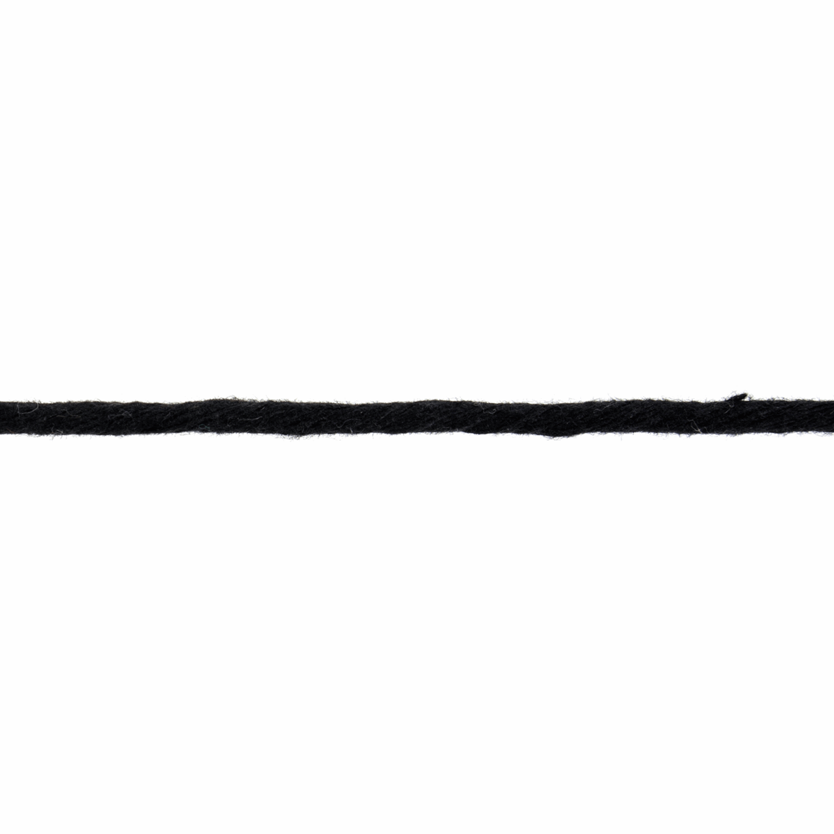 Black Macrame Cord - 87m x 4mm