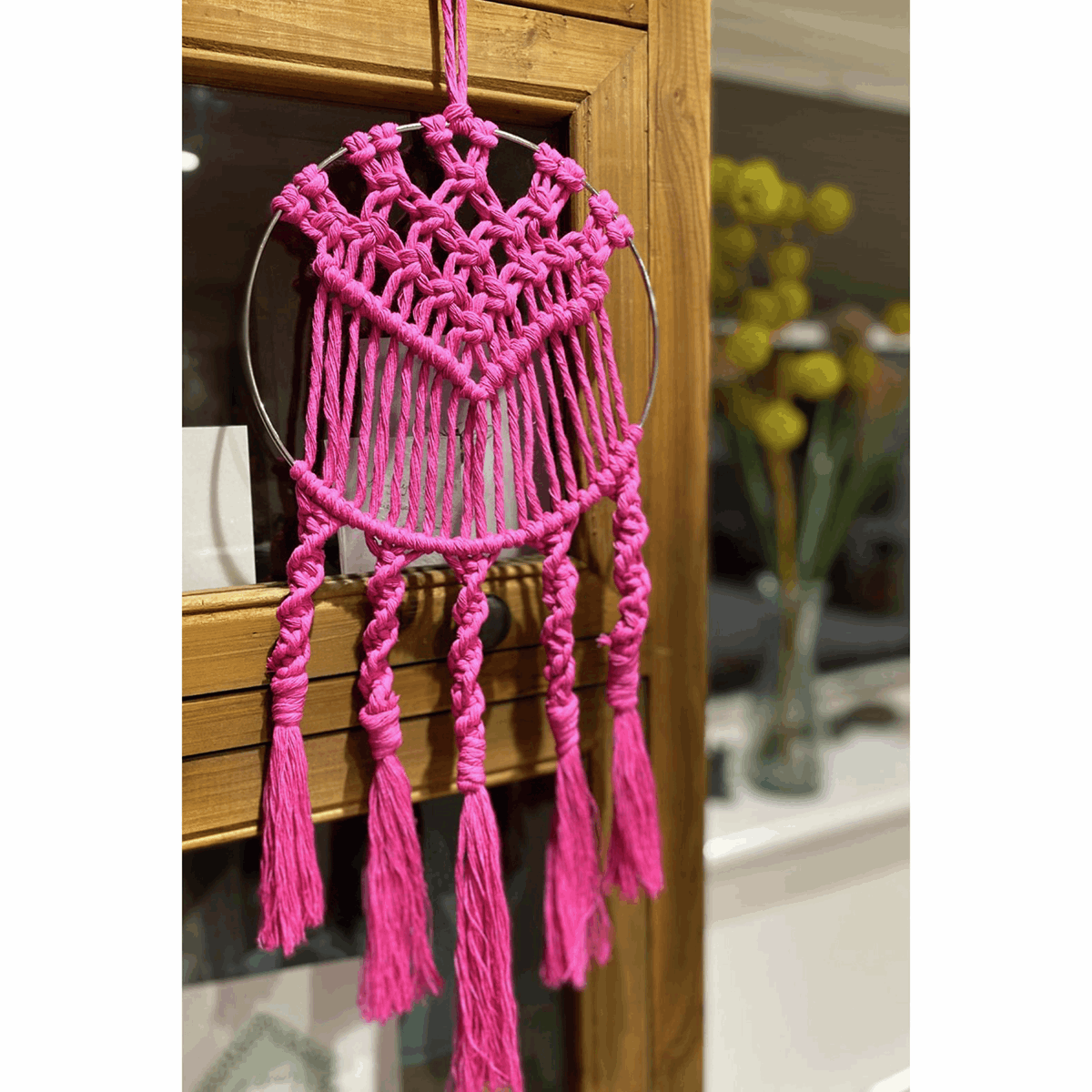 Fuchsia Macrame Cord - 87m x 4mm