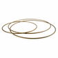 Trimits Gold Metal Wire Craft Hoops - 15-25cm (Set of 3 Sizes)