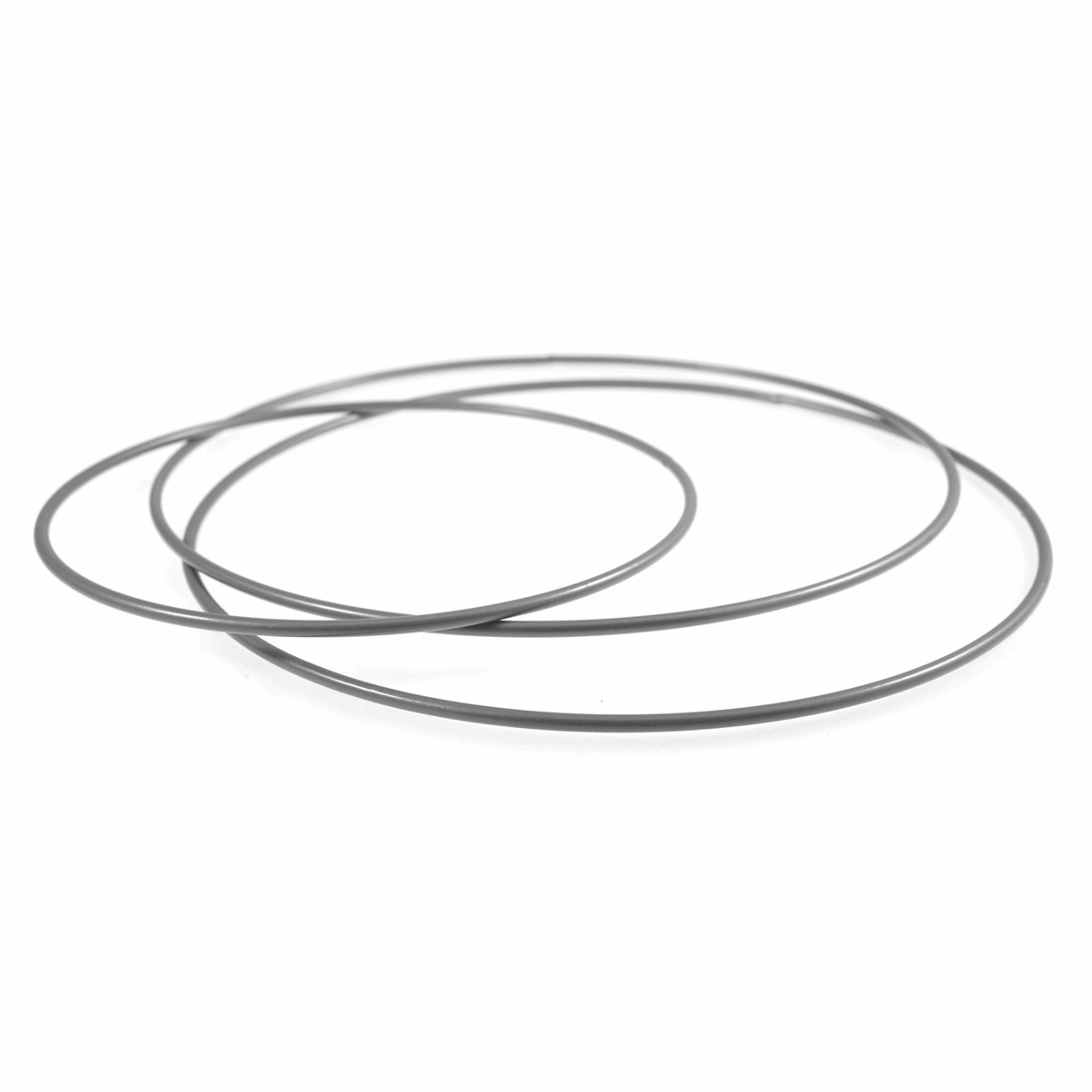 Trimits Silver Metal Wire Craft Hoops - 15-25cm (Set of 3 Sizes)