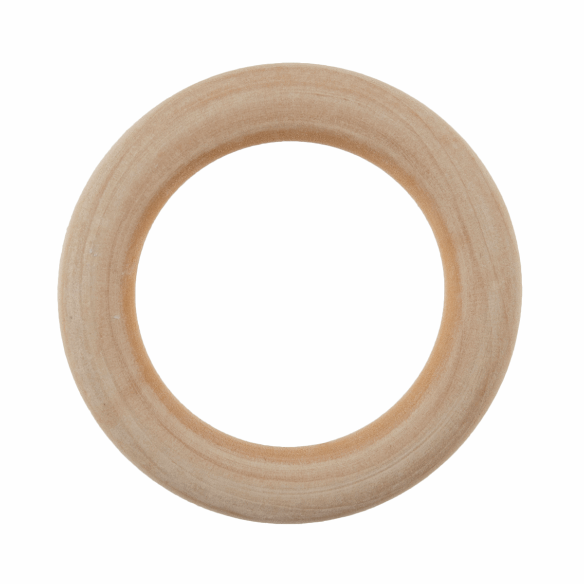 Trimits Macrame Round Wooden Craft Ring - 5.5cm Diameter