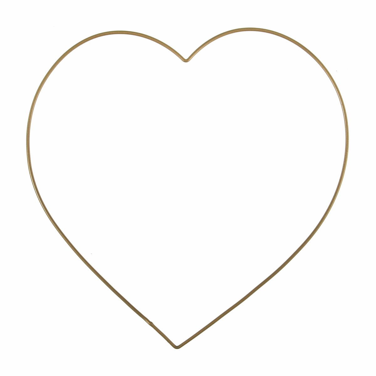 Trimits Gold Metal Heart Craft Hoop - 20cm