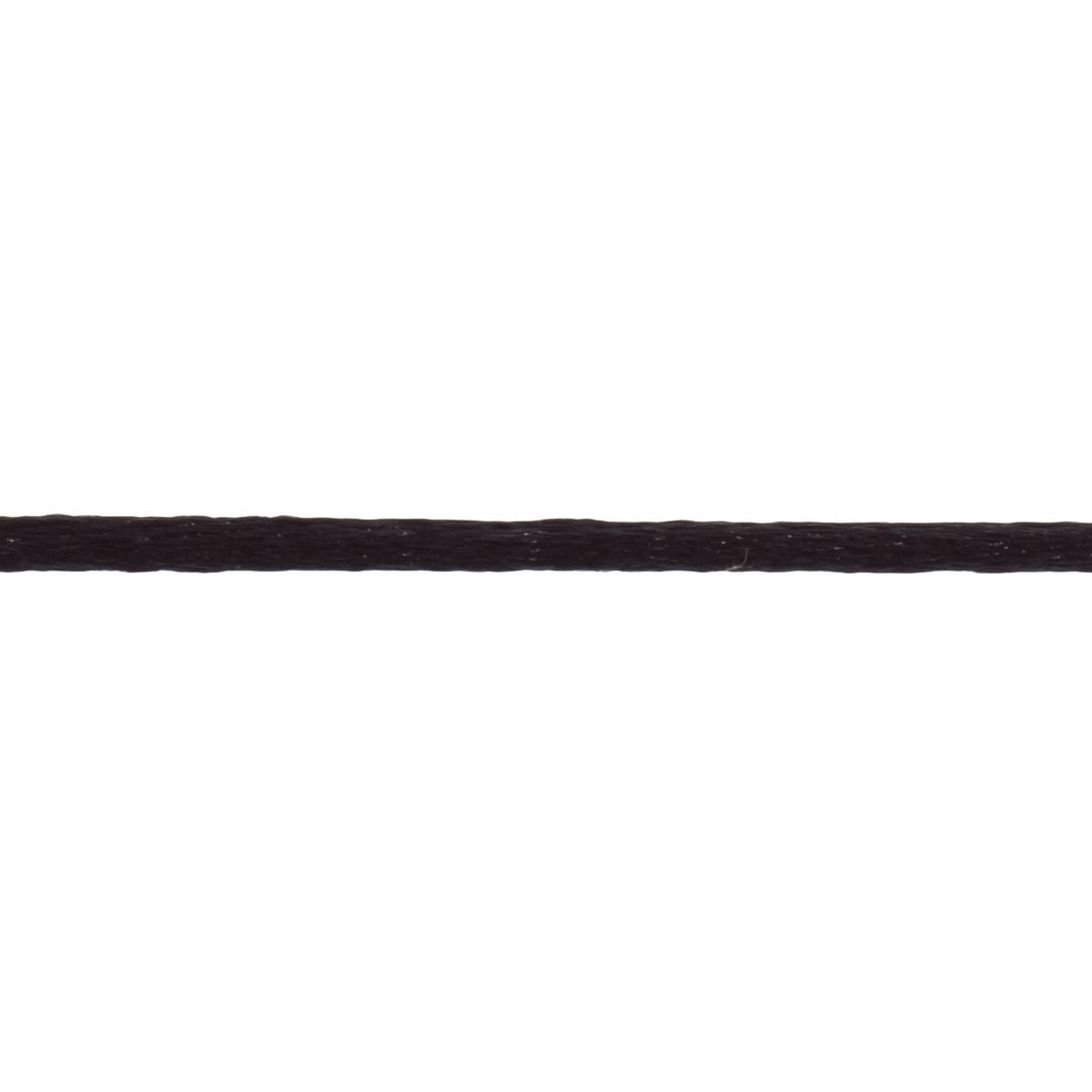 Trimits Black Polyester Satin Cord - 50m x 2mm