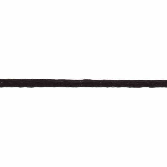 Trimits Black Polyester Satin Cord - 50m x 2mm