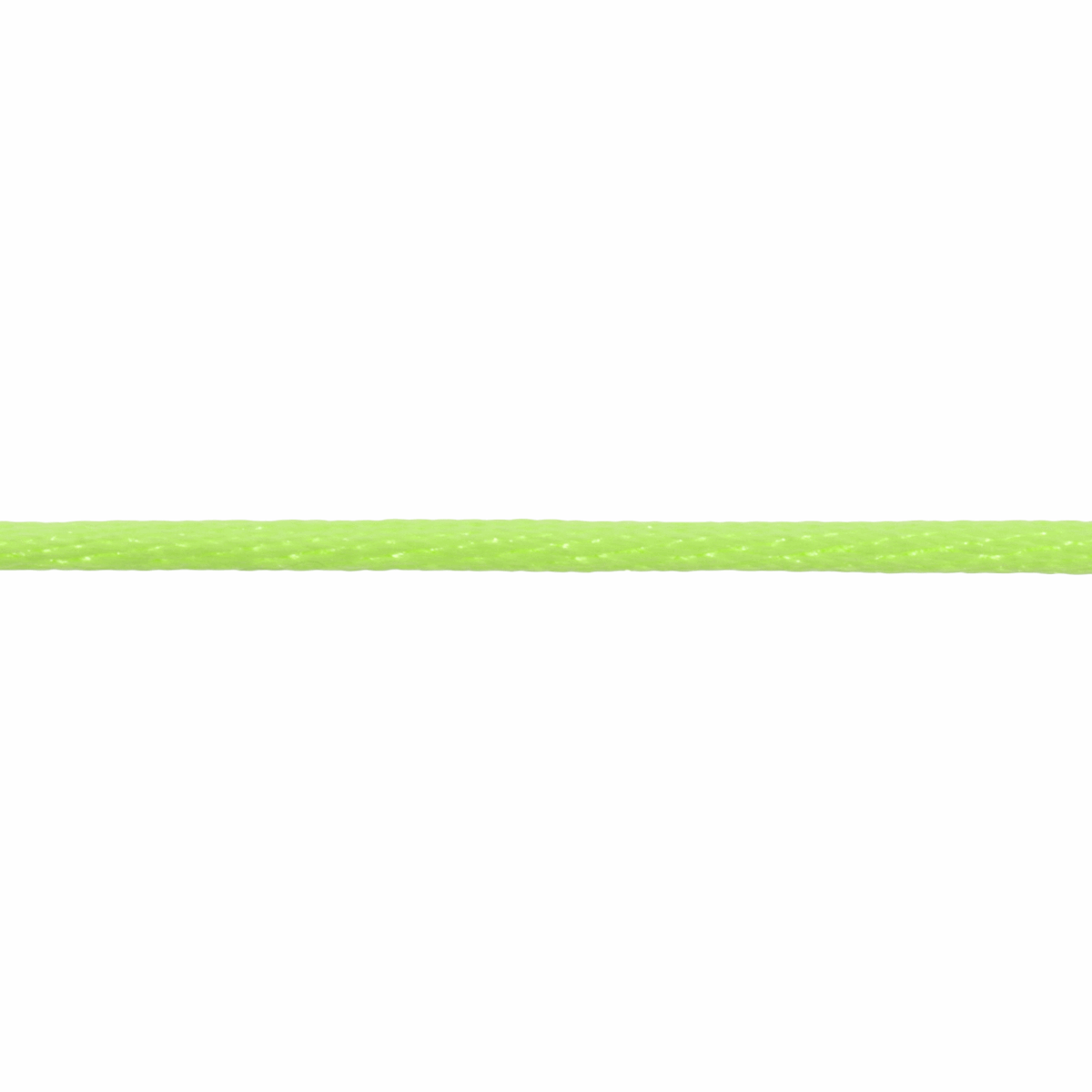 Trimits Fluro Green Polyester Satin Cord - 50m x 2mm
