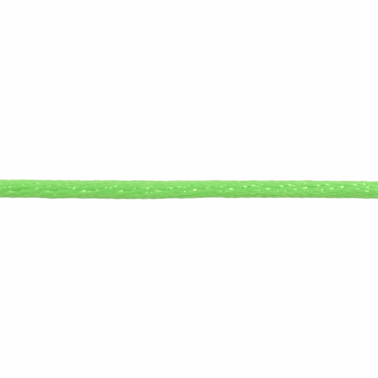 Trimits Light Green Polyester Satin Cord - 50m x 2mm