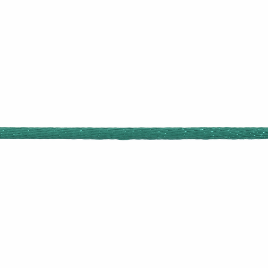 Trimits Turquoise Polyester Satin Cord - 50m x 2mm