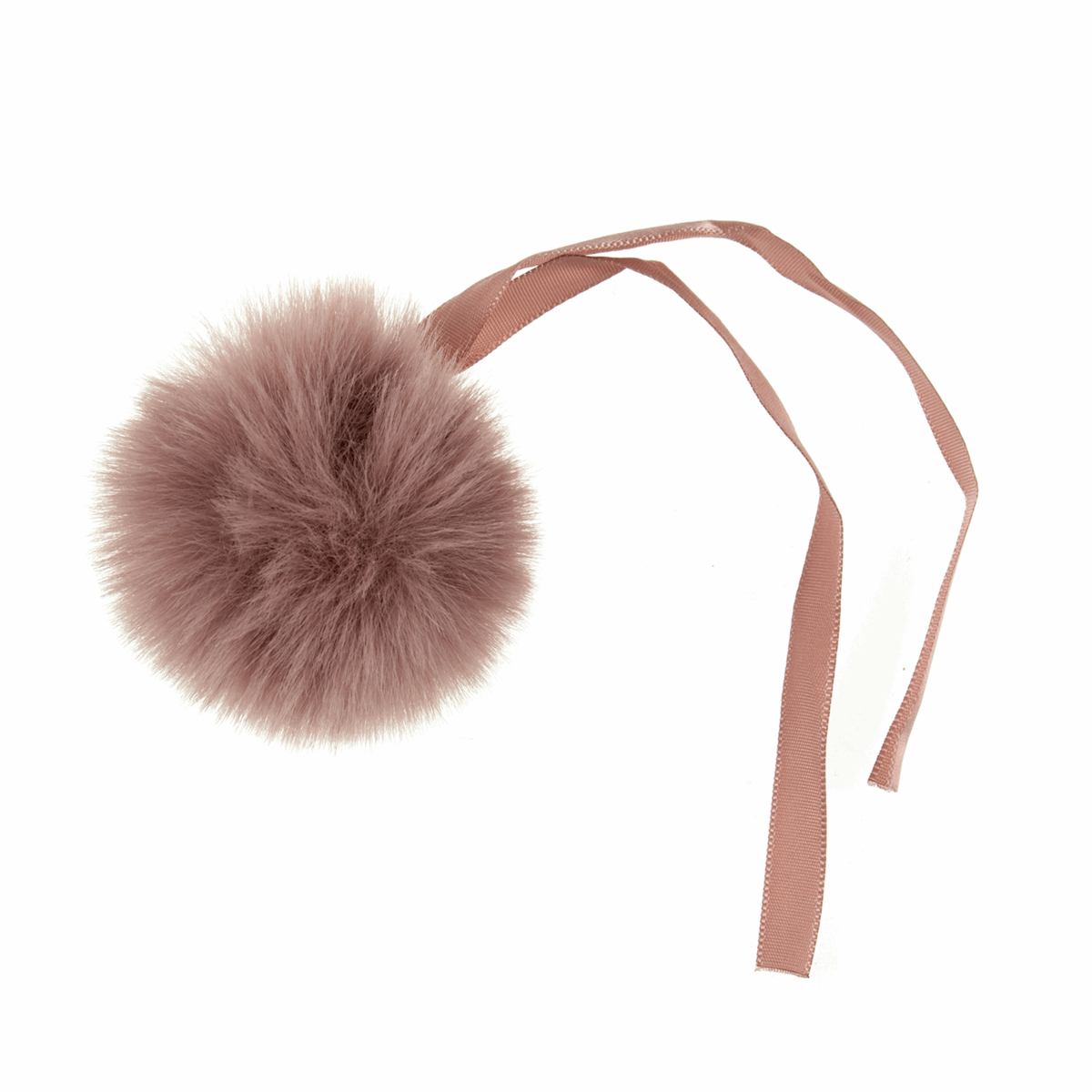 Trimits Faux Fur Super Fluffy Pom Pom - Pink 6cm (Medium)
