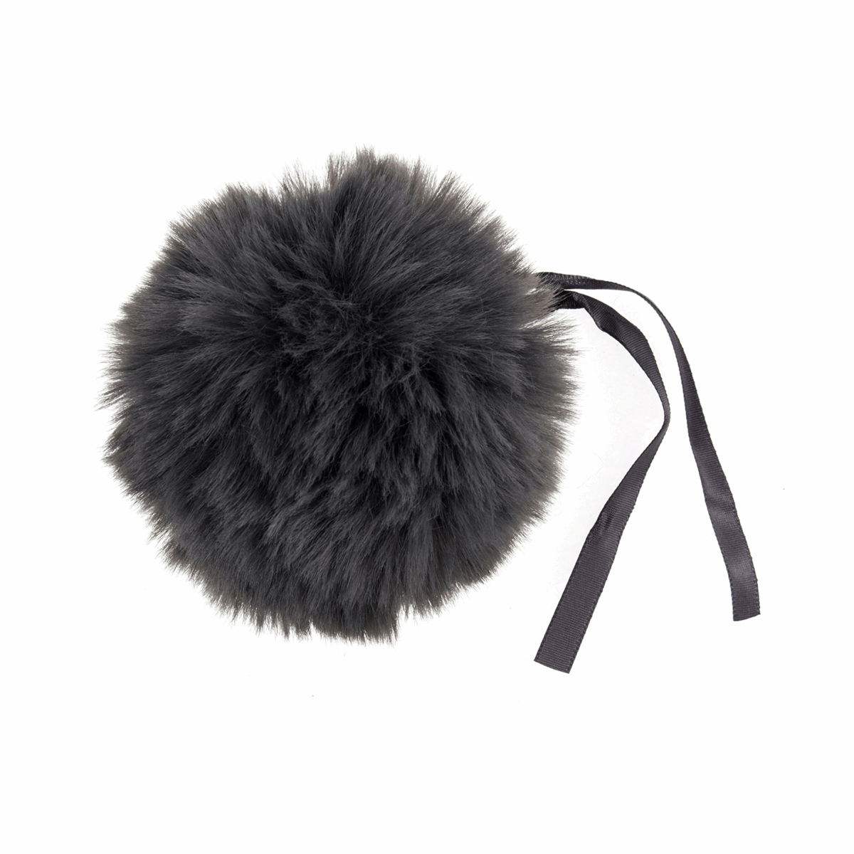 Trimits Faux Fur Super Fluffy Pom Pom - Grey 11cm