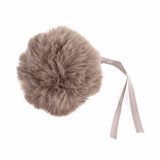 Trimits Faux Fur Super Fluffy Pom Pom - Mink 11cm