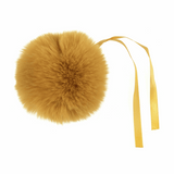 Trimits Faux Fur Super Fluffy Pom Pom - Mustard 11cm