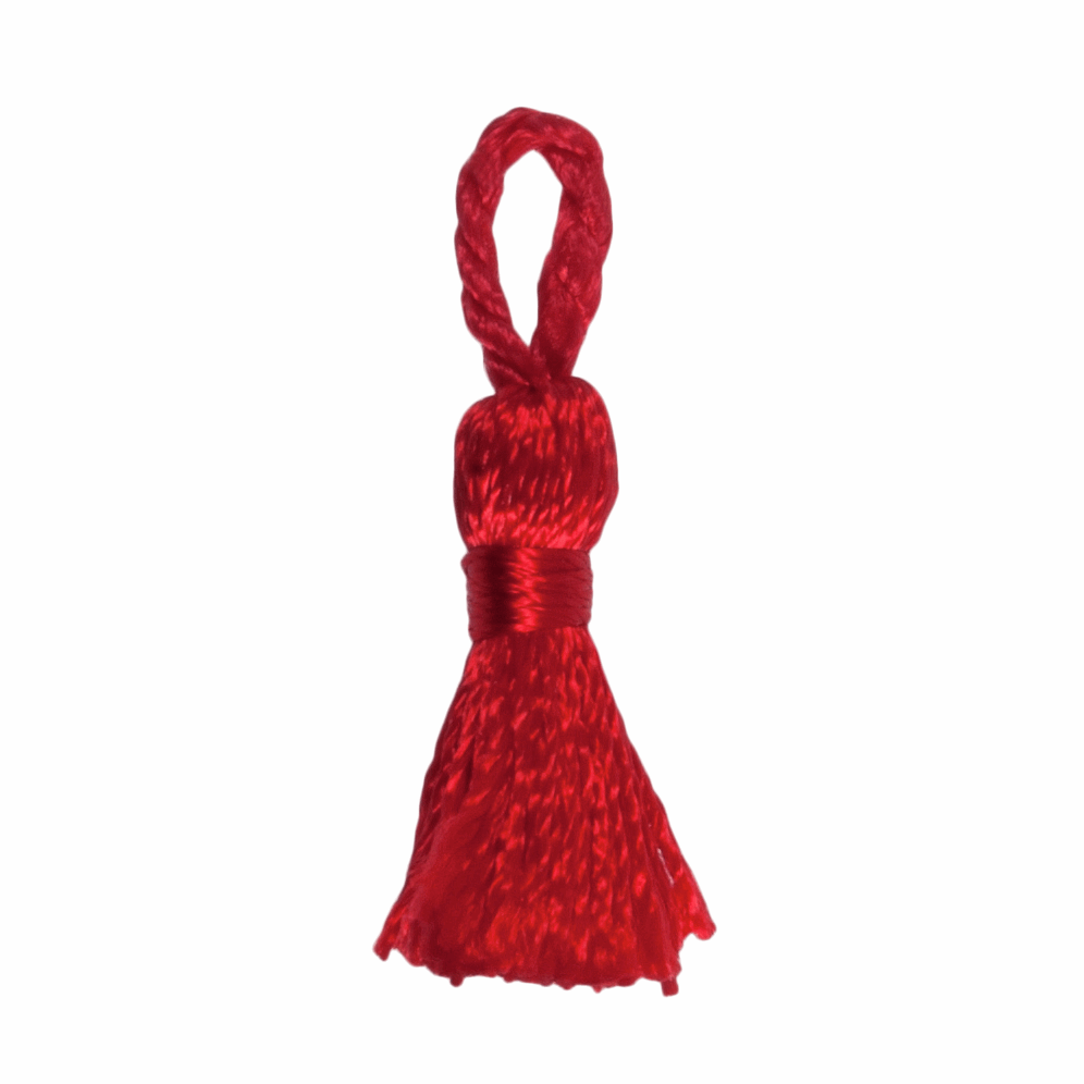 Trimits Red Tassels - 3cm (Pack of 10)