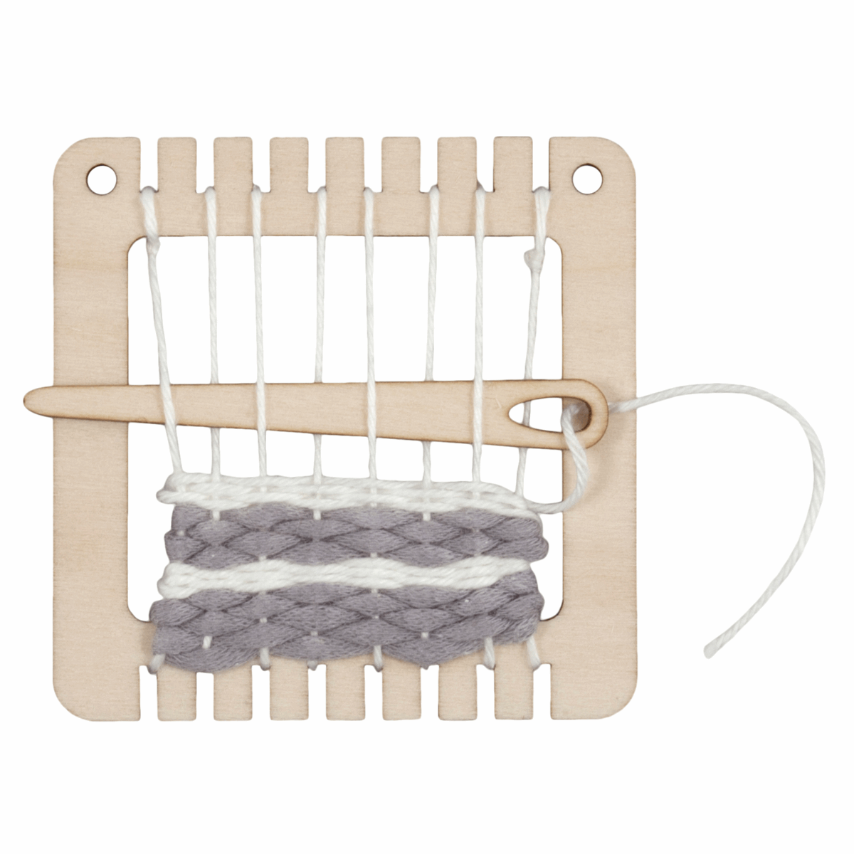 Weaving Set: Two Small Frames, Comb & Needle