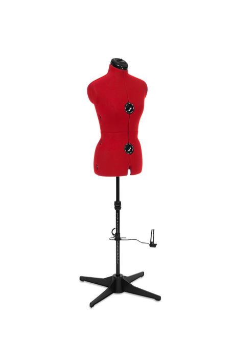 Adjustoform DressWork Tailormaid Adjustable Dress Form * Limited Edition Singer Red * 11 adjusters - Dress sizes 6 to 22 in 2 size options - Made in the UK