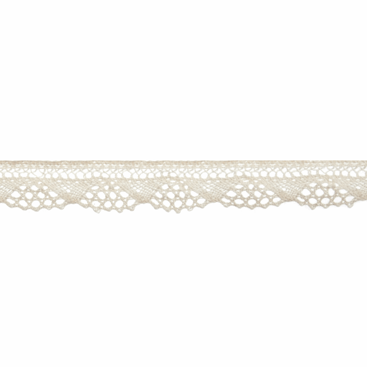 Bowtique Cream Cotton Lace - 5m x 12mm