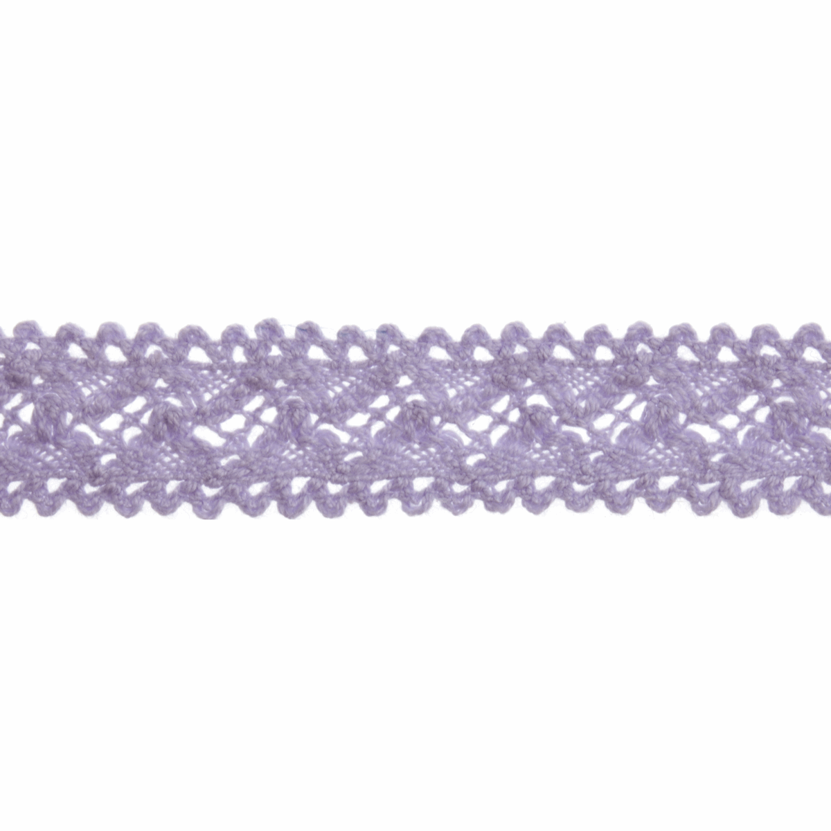 Bowtique Lilac Cotton Lace Trimming - 4m x 18mm