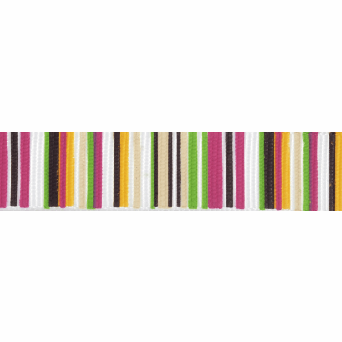 Bowtique Stripes Grosgrain Ribbon - 5m x 15mm Roll