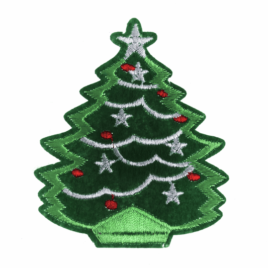 Trimits Iron-On/Sew On Motif Patch - Christmas Tree
