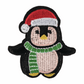 Iron-On/Sew On Motif Patch - Christmas Penguin