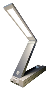 Native Lighting - ZigZag Lamp in Matt Grey Chrome (folds flat, rechargeable with 3 brightness settings)