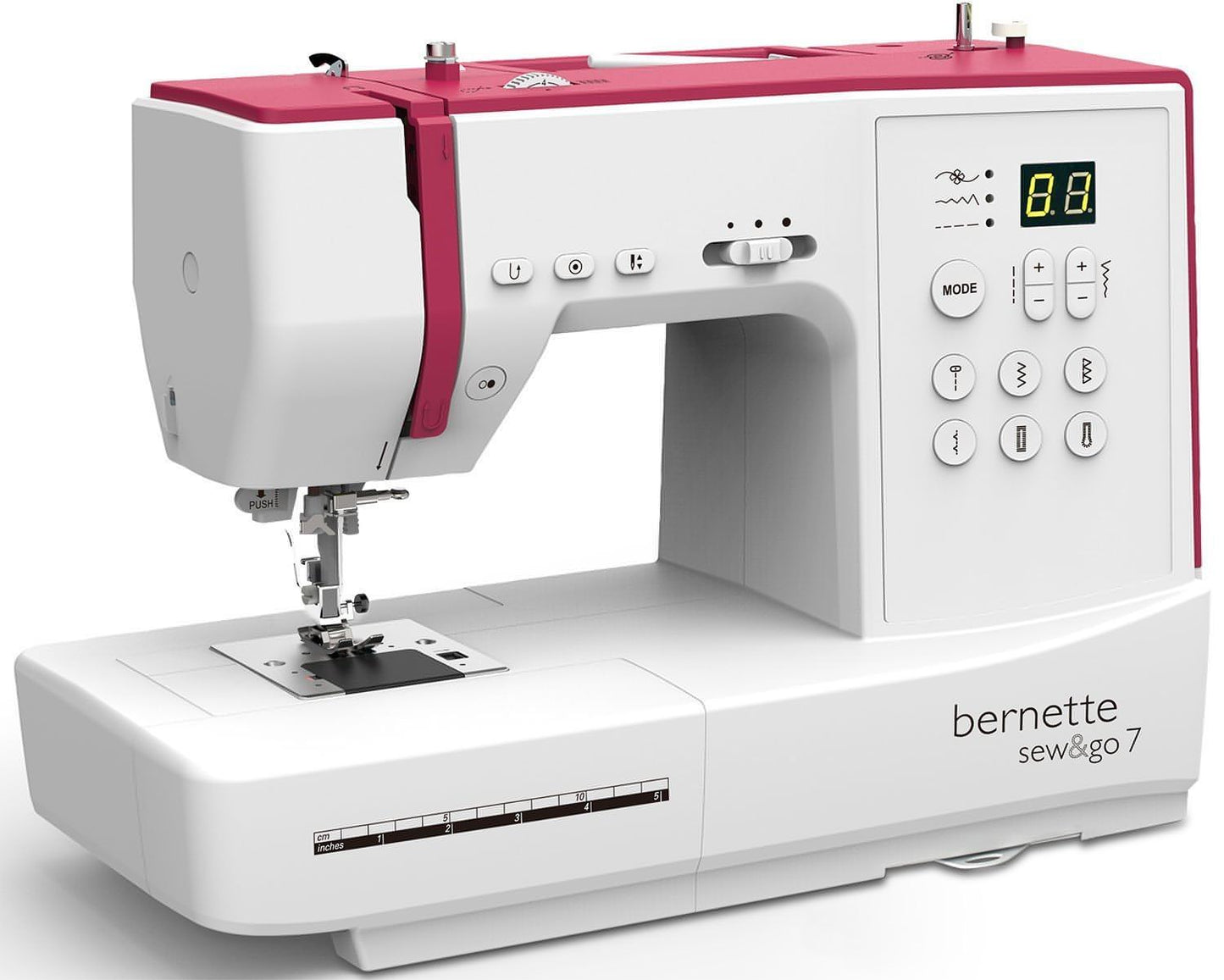 bernette Sew and Go 7 - Heavy Duty Singer Outlet Exclusive Special Buy * + Free Extension Table - Auto threader, Start/Stop with Speed Control SEWGO7