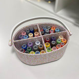 Rainbow Storage Caddy with 24 piece thread set * New year offer - Very limited stock *