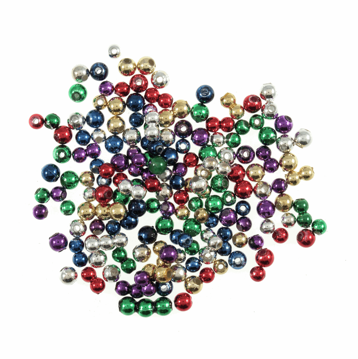 Trimits Assorted Coloured Plastic Beads - 30g