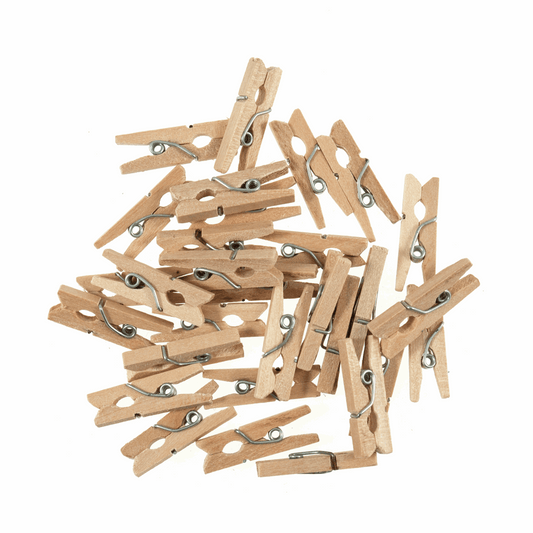 Trimits Natural Wooden Pegs