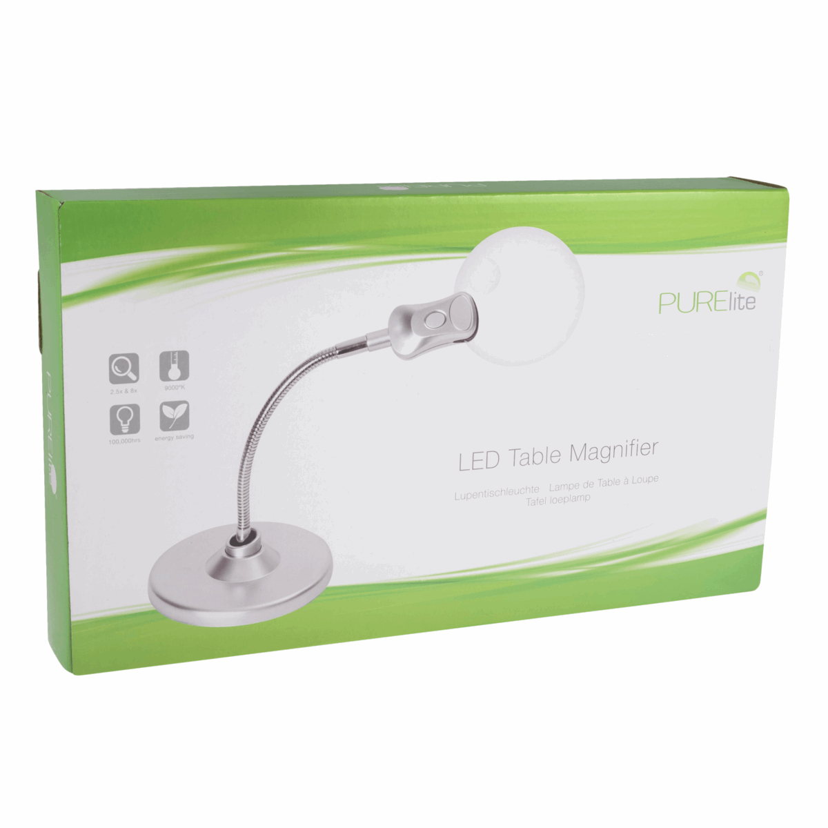 PURElite Magnifying Table Top Lamp (2x magnification)