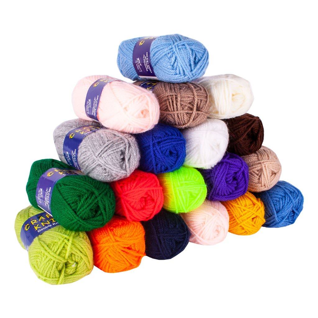 Essential Knitting Yarn - Red (Shade 365)