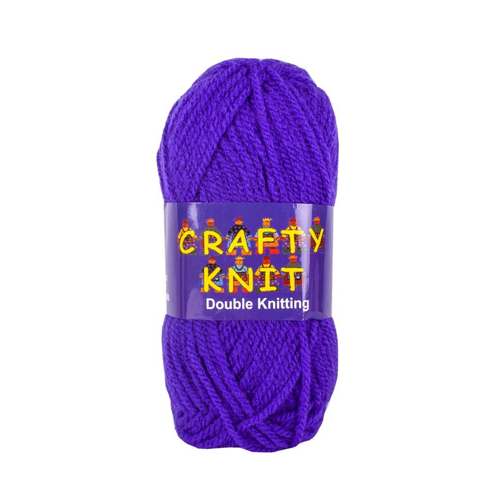 Essential Knitting Yarn - Purple (Shade 401)