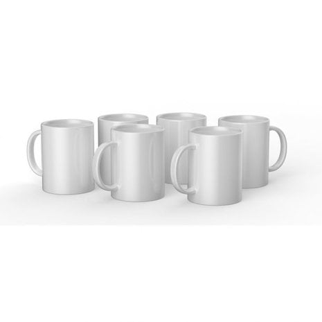 Cricut Ceramic Mug Blank, White - 15 oz/440 ml (6 ct)