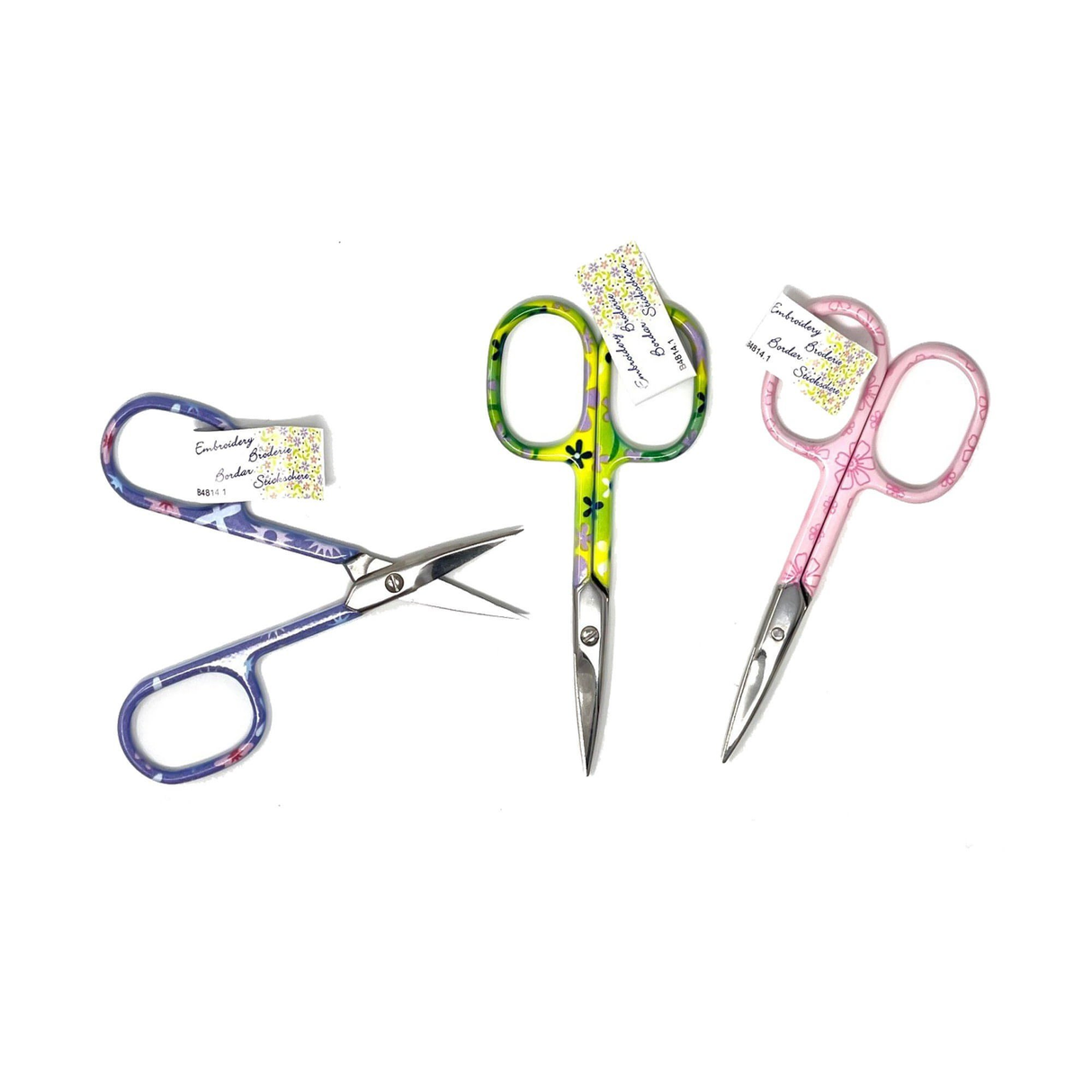 Embroidery Scissors 4 inch (1 pair - colour sent at random)