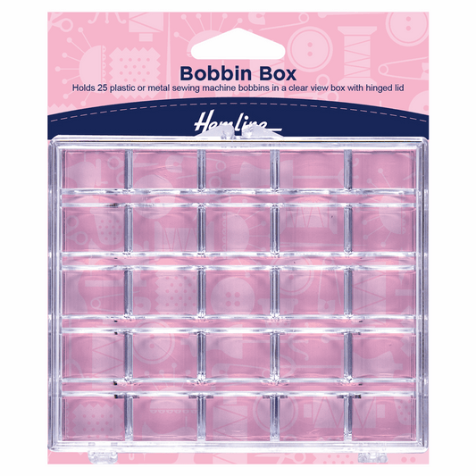25 Spool Plastic Bobbin Box