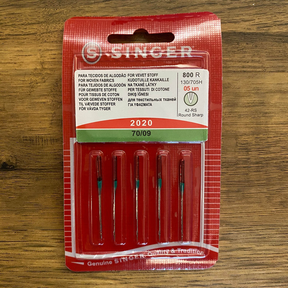 5 x Singer Lightweight Needles (2020) 70/09