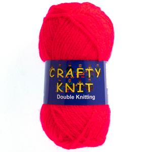 Essential Knitting Yarn - Neon Pink (Shade 409)