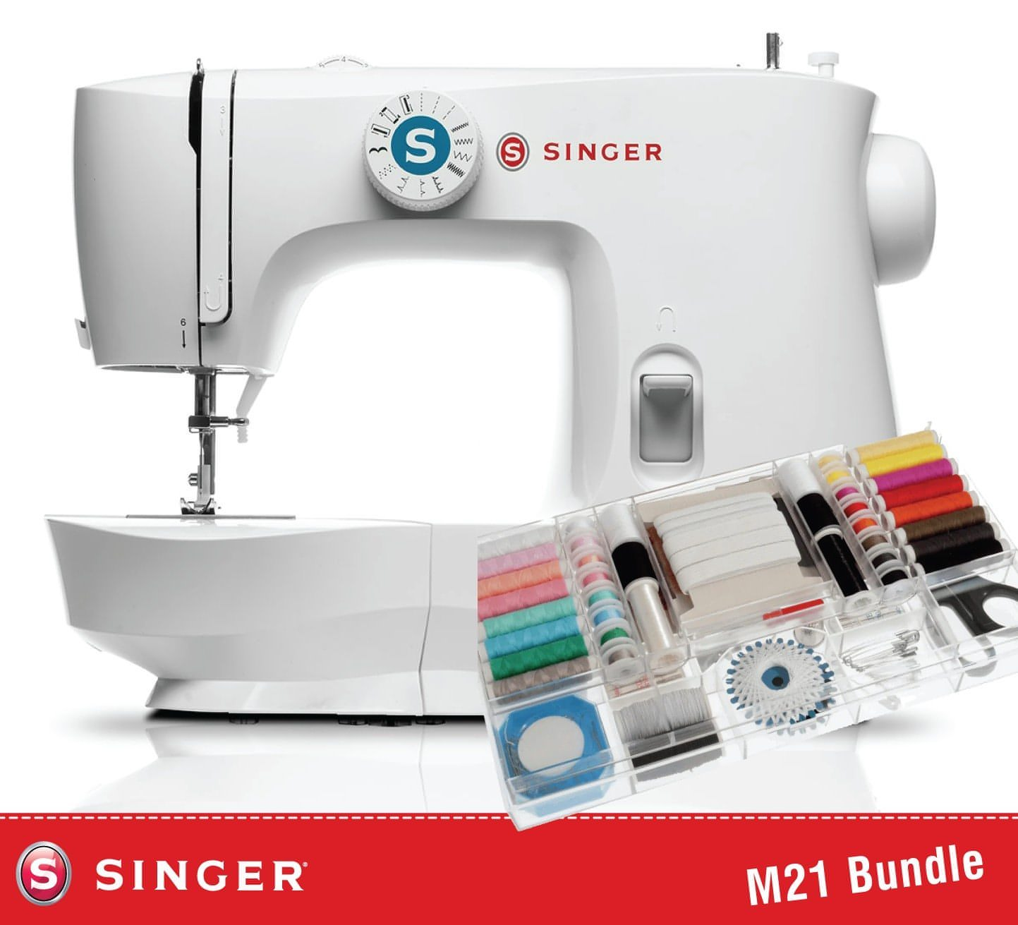 Singer M2105 Sewing Machine with 167 piece Sewing Kit