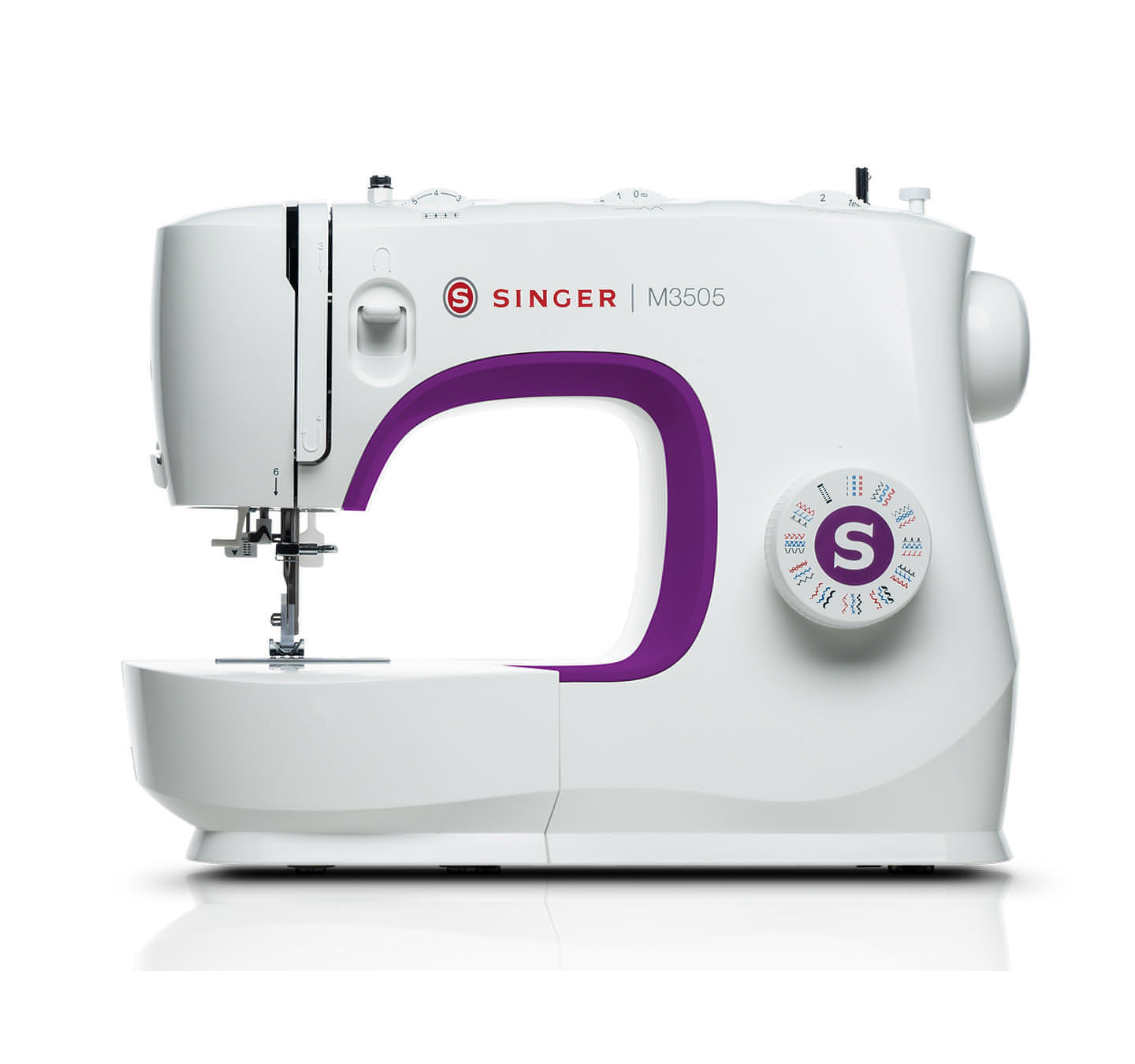 Singer M35 - Ultimate Spec 32 stitch patterns, 1 step buttonhole, Heavy duty metal frame - Ex Display