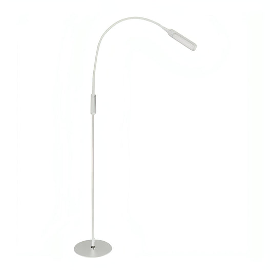 Native Lighting - Lumina Floor Lamp (White - flexible goose neck LED light with 5 level lighting and 3 colour settings)