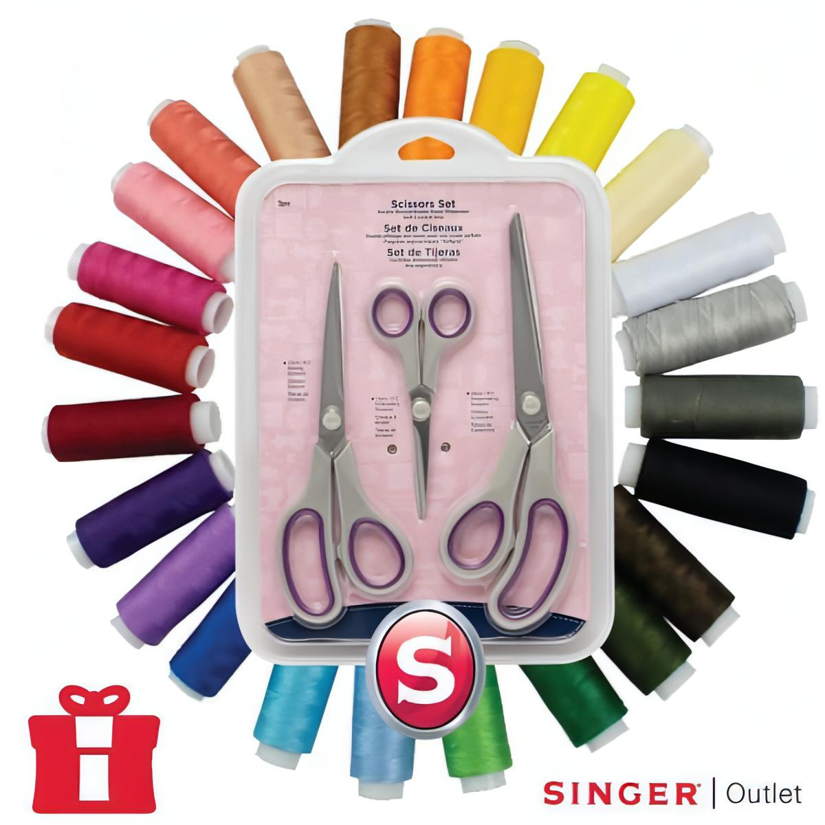 Luxury Gift Bundle - 24 x Thread Set and 3 x Scissor Set