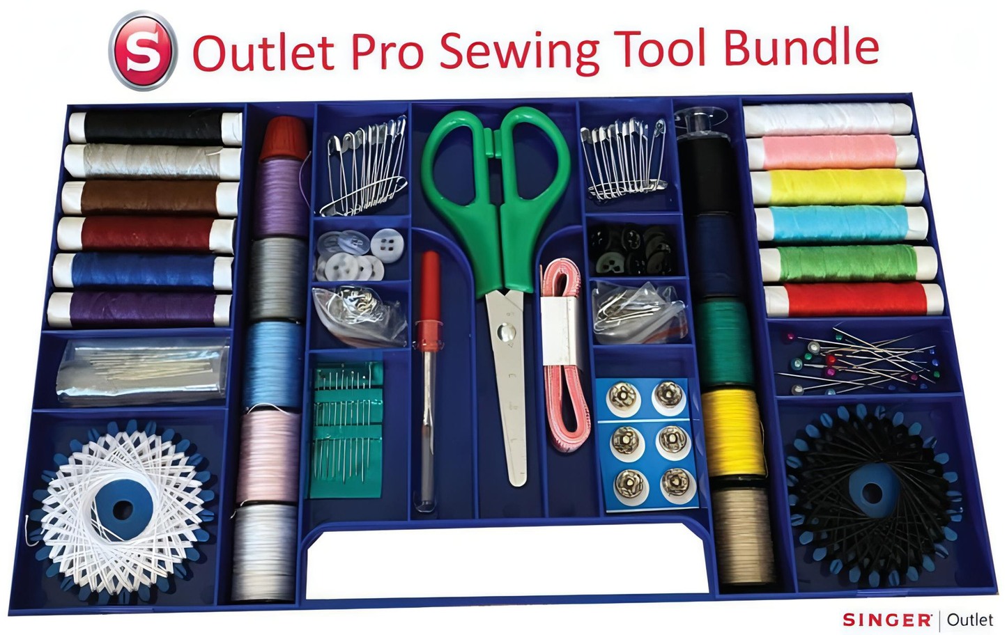 Singer Outlet Professional Sewing Tool Bundle with 145 pieces