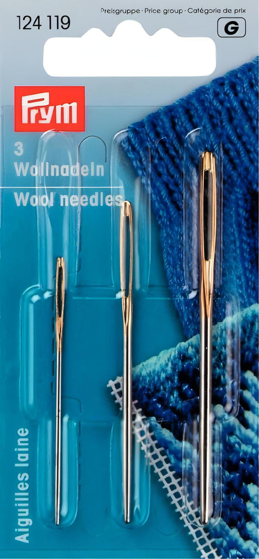 Prym Stainless Steel Wool & Tapestry Needles - 3 x Sizes