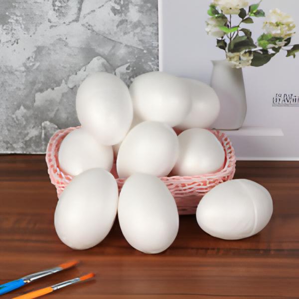Polystyrene Eggs - 8cm (5 Pack)