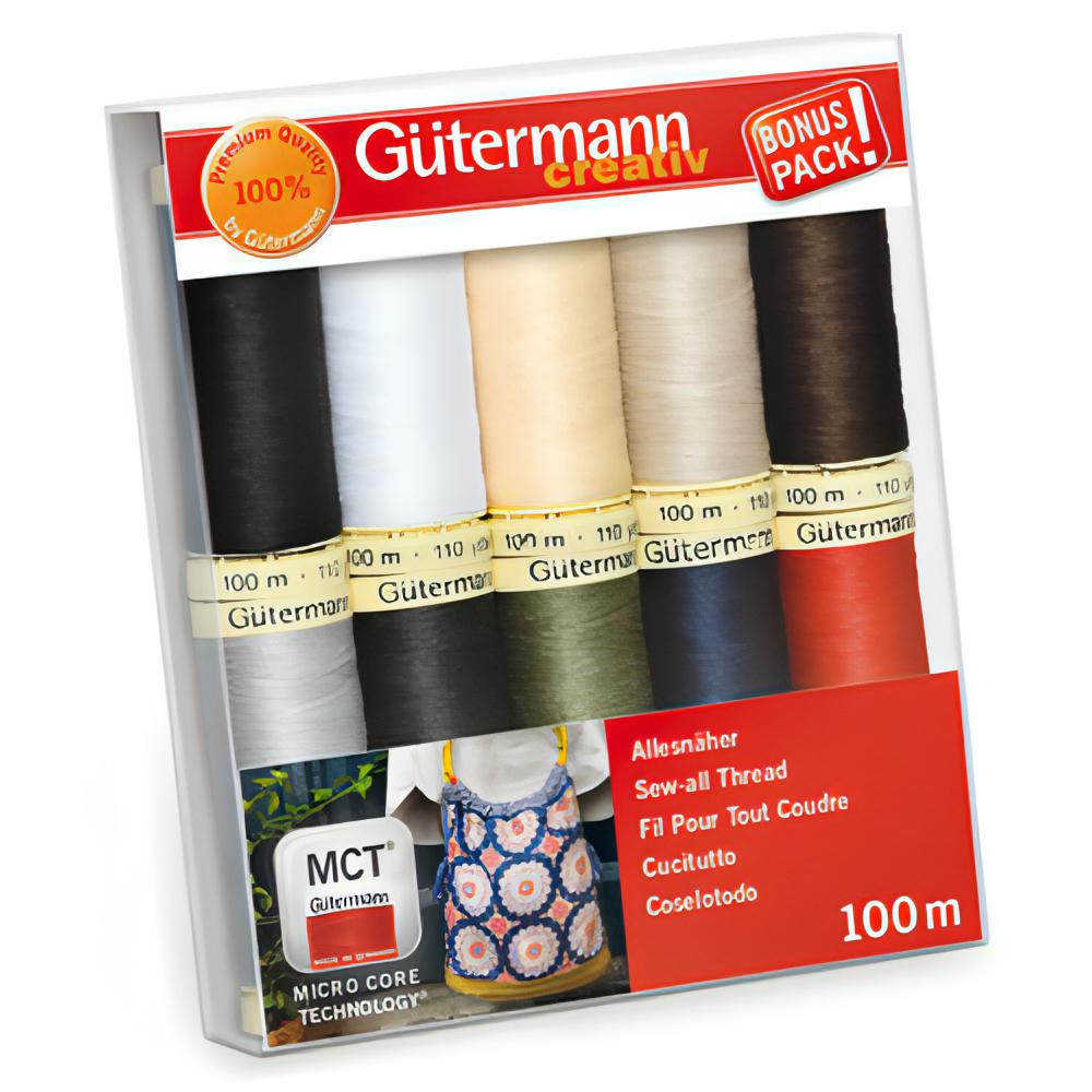 Gutermann Sew-all Thread Set - 10 x 100m Assorted
