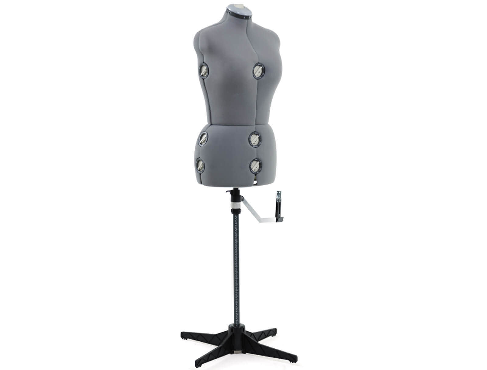 Singer DressWork Adjustable Dress form - Medium to Large - Grey - Size 14 to 22