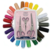 Singer M24 Lux Bundle + 24 x Thread Bundle and Soft Grip Scissor Set (FREE upgrade to auto needle threader edition M26)